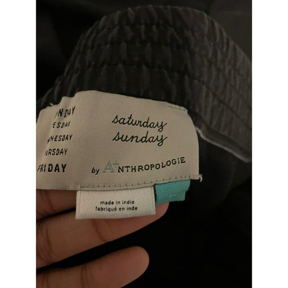 Anthropologie Saturday Sunday Pants Womens 2X Black Harem Jogger D-Ring Belted - Picture 3 of 9